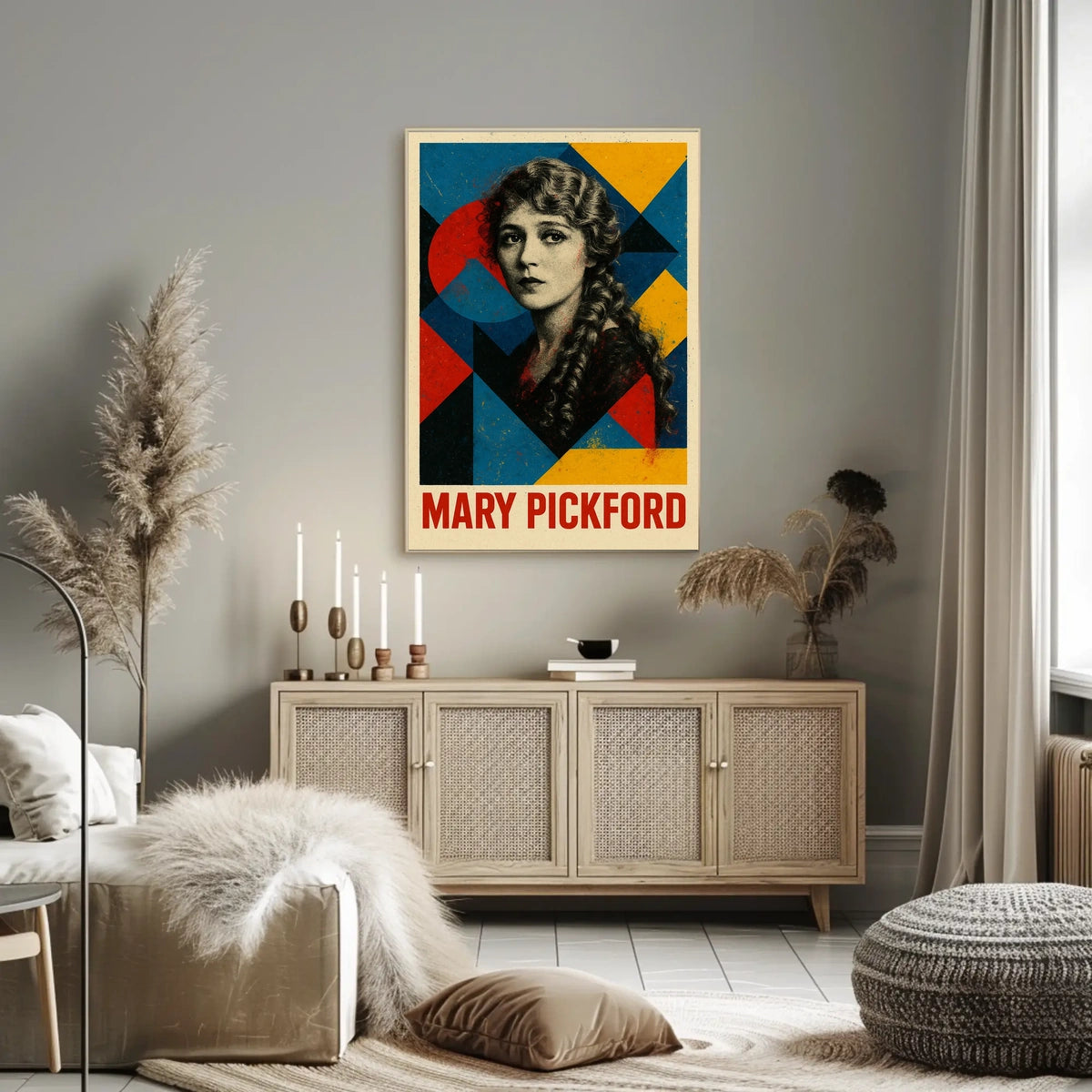 Mary Pickford Art Poster