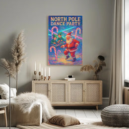 North Pole Dance Party Poster