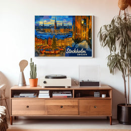 Stockholm Winter Wonderland Poster