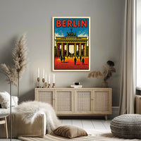 Berlin Iconic Landmark Poster