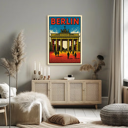Berlin Iconic Landmark Poster
