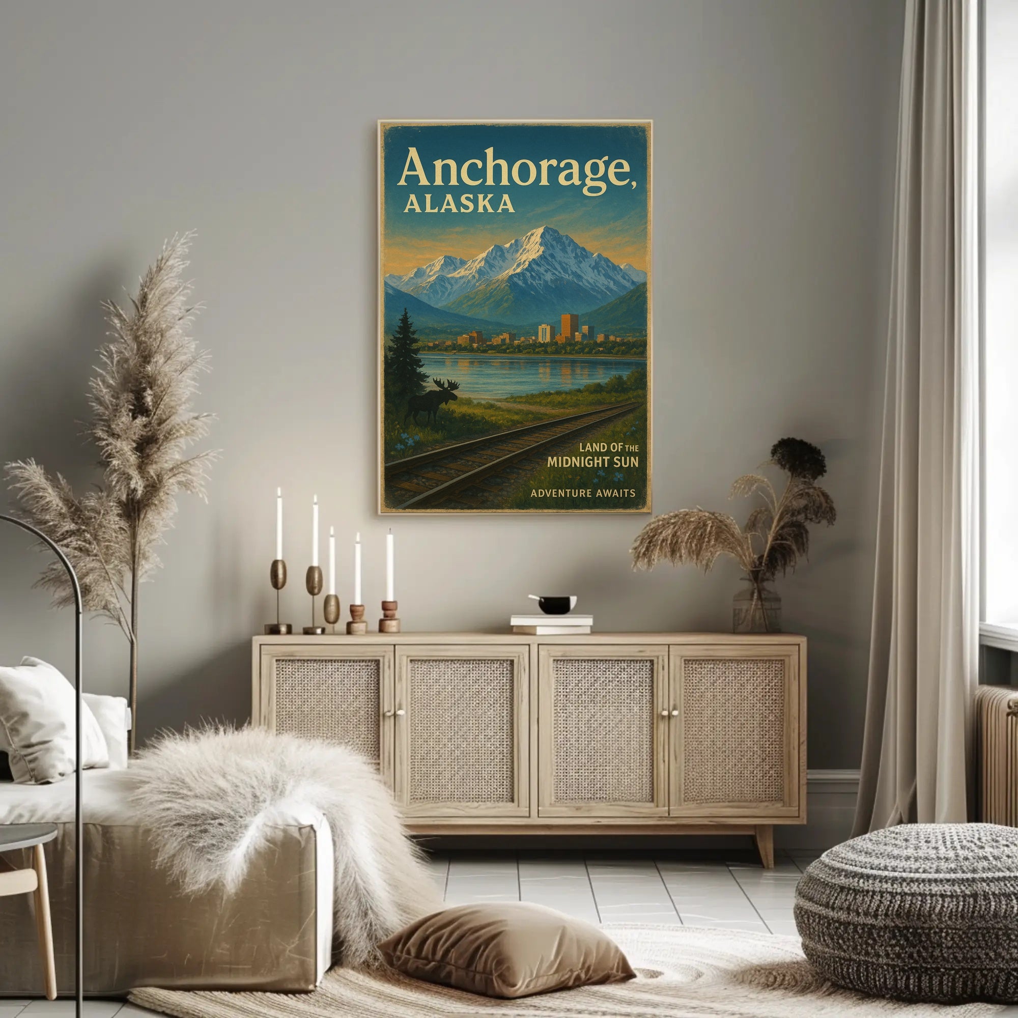 Discover Anchorage, Alaska Poster