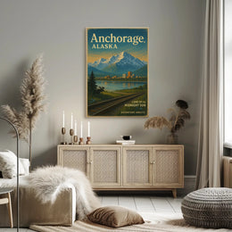 Discover Anchorage, Alaska Poster