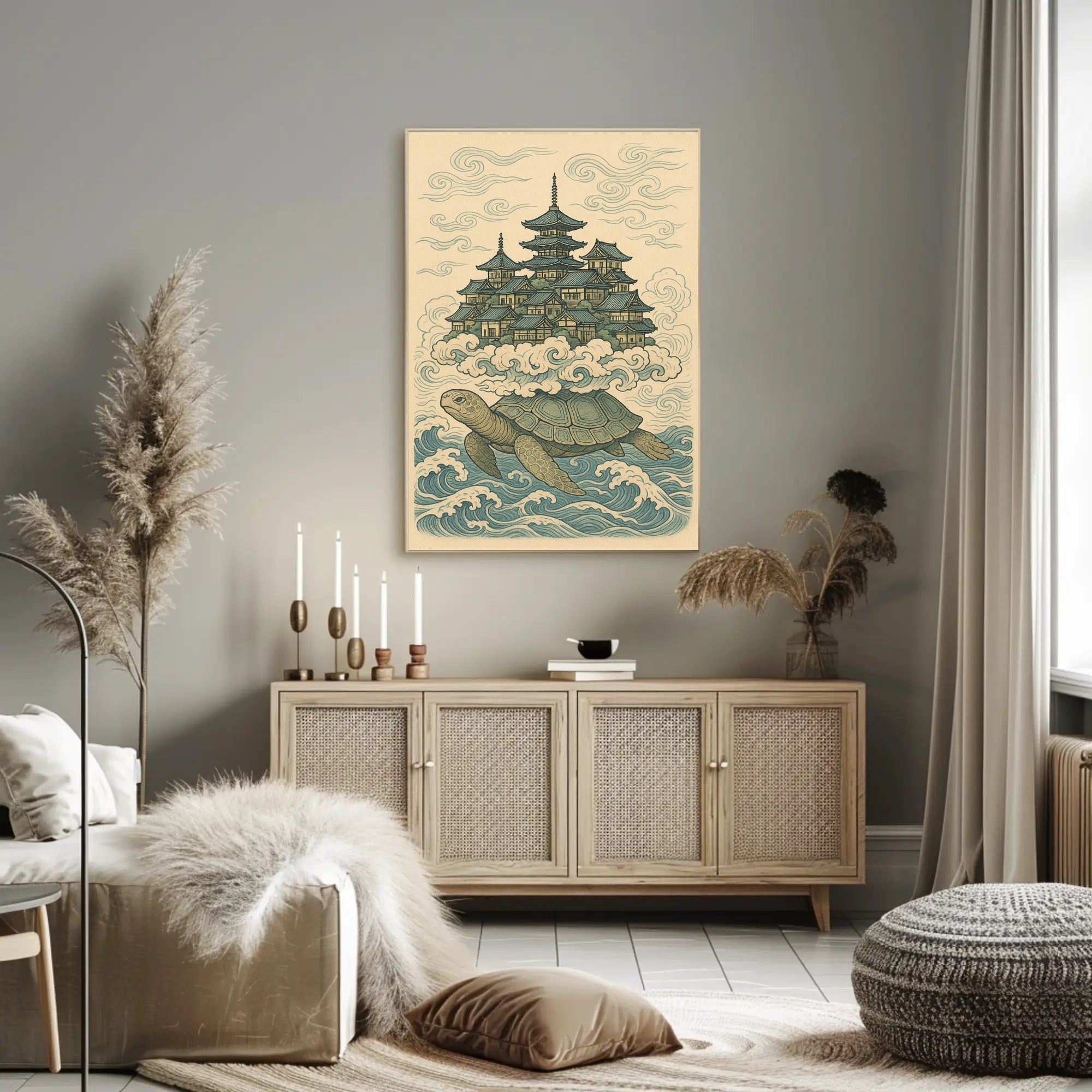 Harmony Under Ancient Skies: Fantasy or Mythology Poster