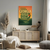 Georgia Heart Of The South Poster