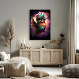Cyber Avian Adventure Poster