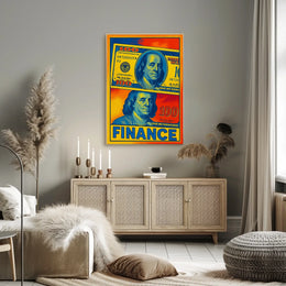 Finance and Currency Art Poster
