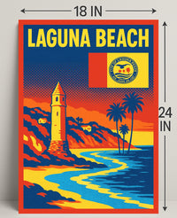 Laguna Beach Scenic Poster PosterGoat