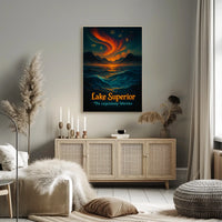 Lake Superior The Legendary Waters Poster
