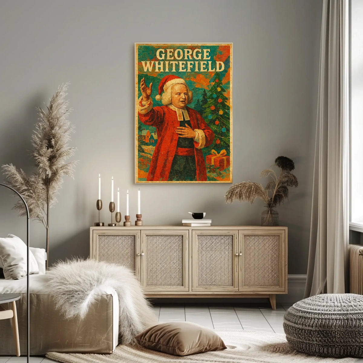 George Whitefield Festive Attire Historical or Presidential Poster