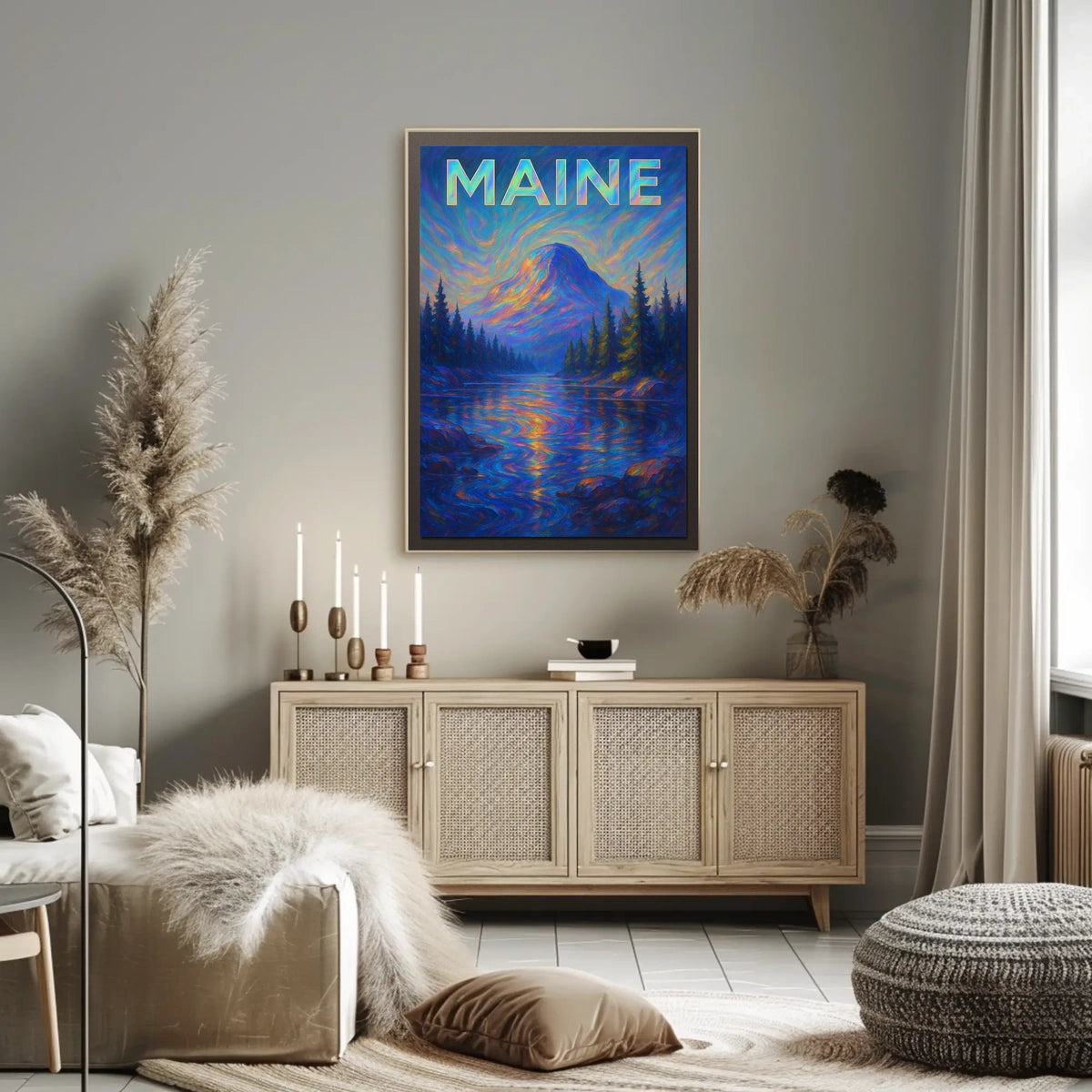 Majestic Maine Landscape Poster