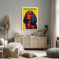 Cocker Spaniel Art Poster