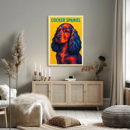 Cocker Spaniel Art Poster