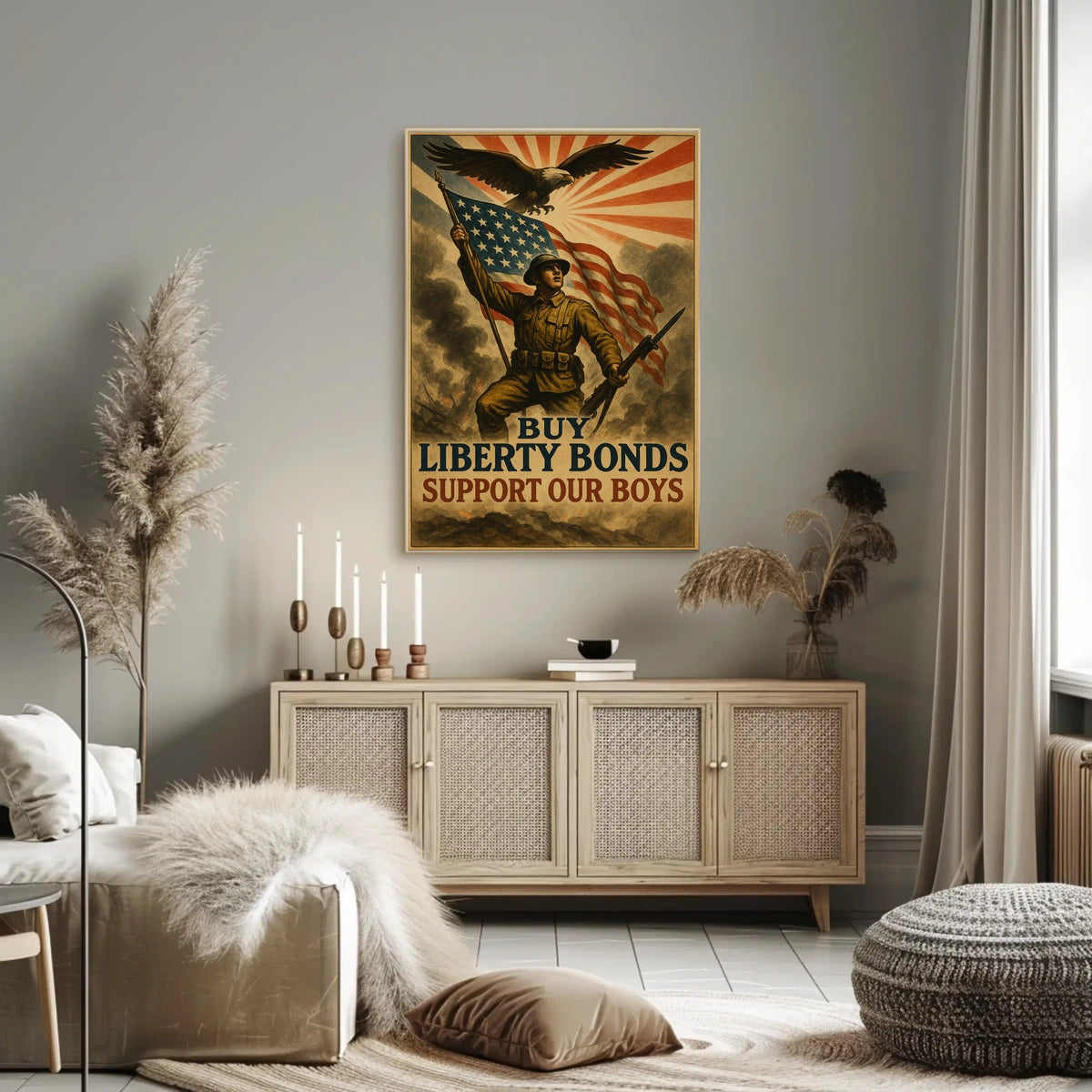 Support Our Boys Buy Liberty Bonds Poster