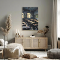 Nostalgic Classroom Ambiance Poster