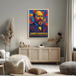 James Garfield 20th President Poster