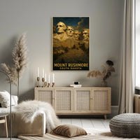 Mount Rushmore Iconic Monument Poster