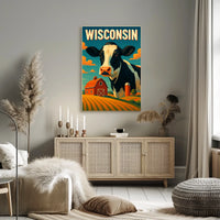 Wisconsin Countryside Charm Poster