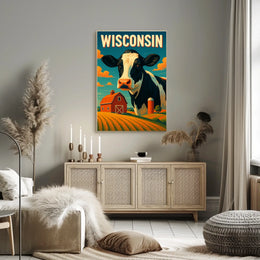 Wisconsin Countryside Charm Poster