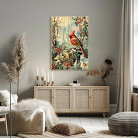 Cardinal In Winter Wonderland Poster