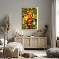Jimmy Carter Vintage Americana Wall Print PosterGoat