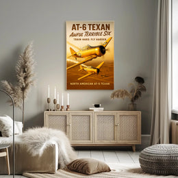 North American AT-6 Texan Poster PosterGoat