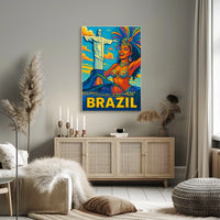 Vibrant Brazil Poster