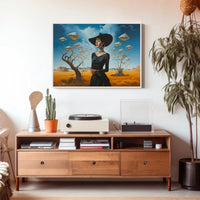 Surreal Desert Scene Elegance: Abstract or Artistic Poster