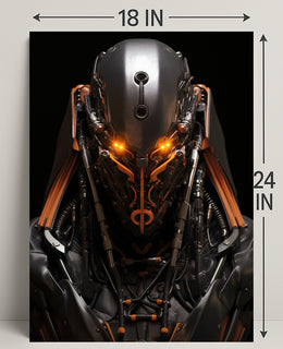 Futuristic Sentinel Poster PosterGoat