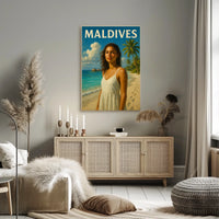 Maldives Paradise Poster
