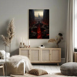The Abyssal Cityscape Poster
