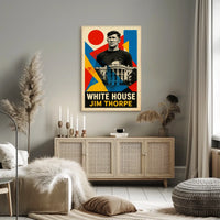Jim Thorpe And The White House Poster