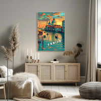 Venice at Sunset Poster