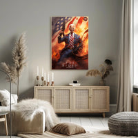 Joe Biden 46th President Funny Patriotic Poster