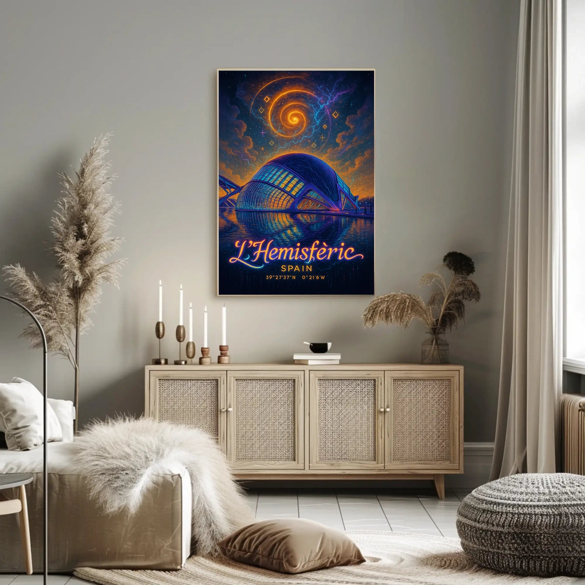 LHemisfèric Spain Poster