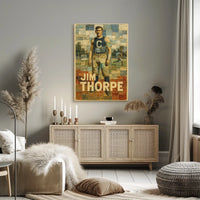 Jim Thorpe Athletic Legend Poster