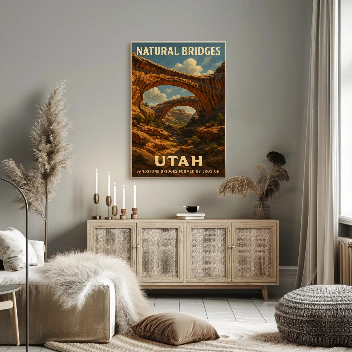 Natural Bridges Of Utah Poster