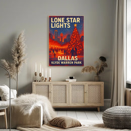 Lone Star Lights at Klyde Warren Park Poster