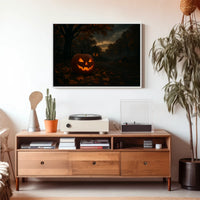 Halloween Night Gothic City Night Collector Poster