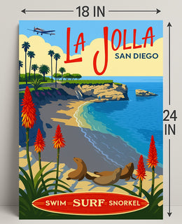 La Jolla San Diego Poster PosterGoat