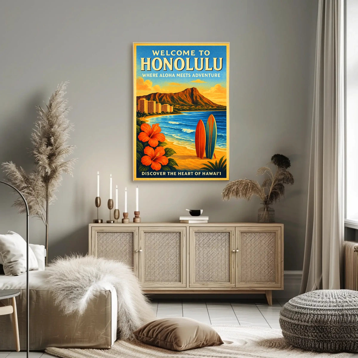 Welcome to Honolulu Poster