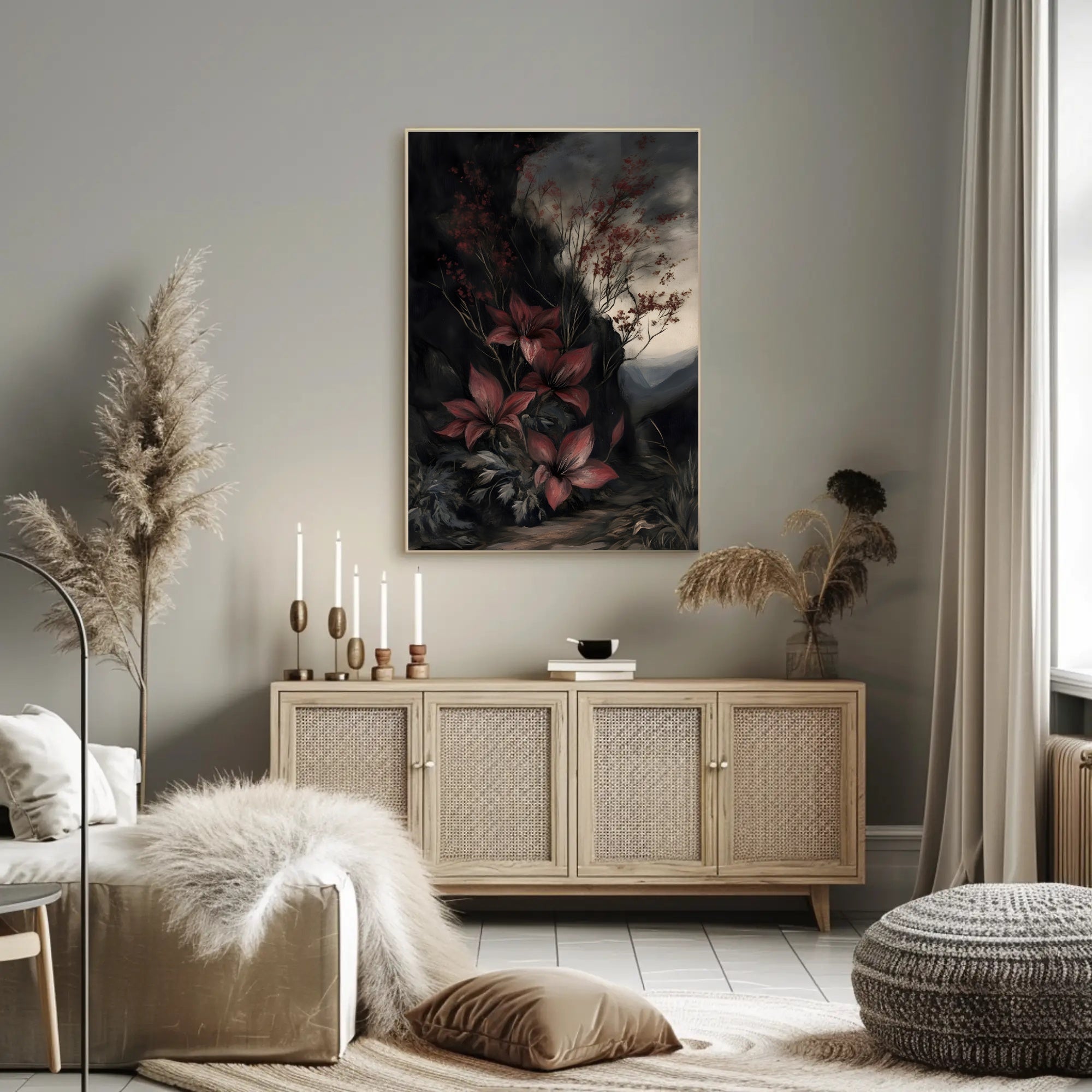 Captivating Enchanted Lilies Natural Landscape Artistic Poster PosterGoat
