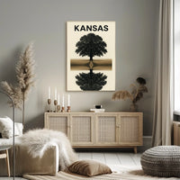 Kansas Reflection Poster