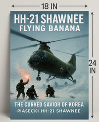 HH-21 Shawnee Flying Banana Poster PosterGoat