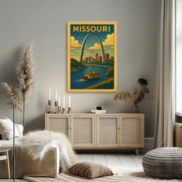 Missouri Riverfront Poster