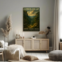Cumberland Gap Historic Passage Poster