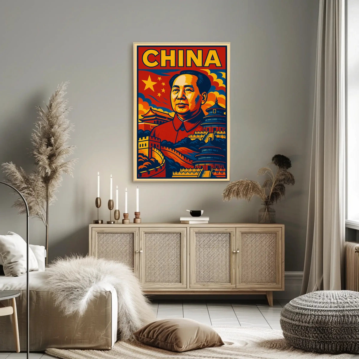 Iconic Leader Of China Poster