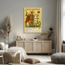 Saint George - Patron of Soldiers Poster PosterGoat