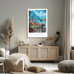 Scenic Lake Como Poster