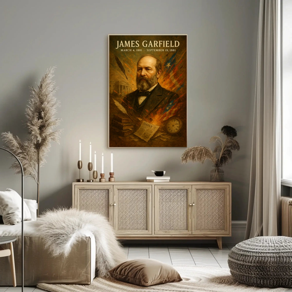 James Garfield A Presidential Tribute Poster
